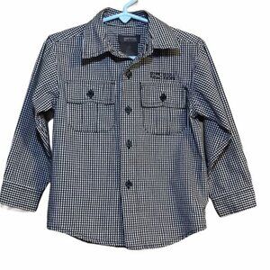 Kenneth Cole Reaction Toddler Boys Checked Shirt Size 3T